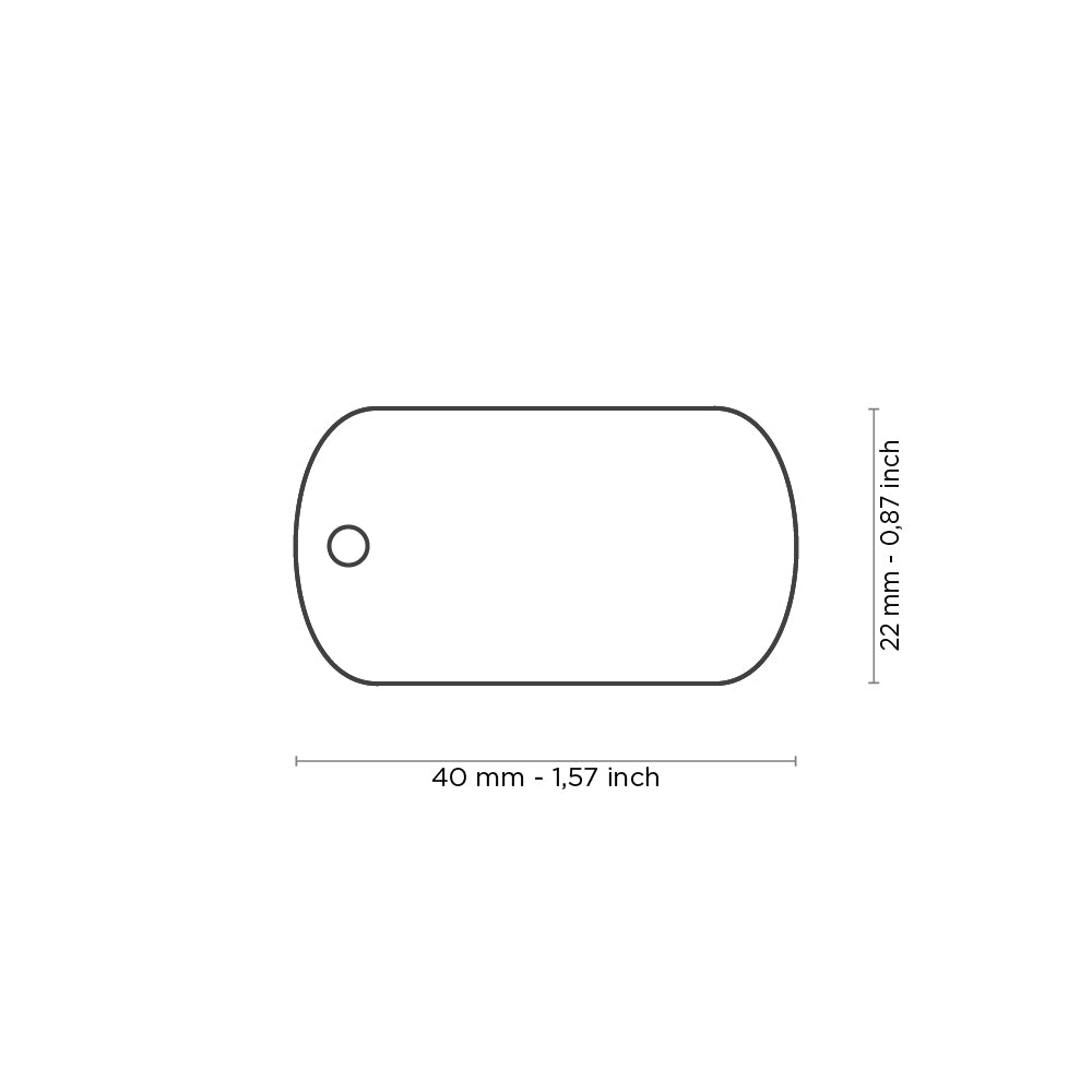 PET ID TAG《BASIC CHROME》9種