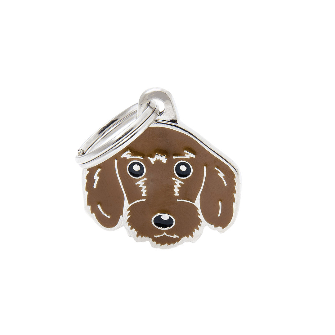 PET ID TAG《WIRE HAIRED DACHSHUND 》2種