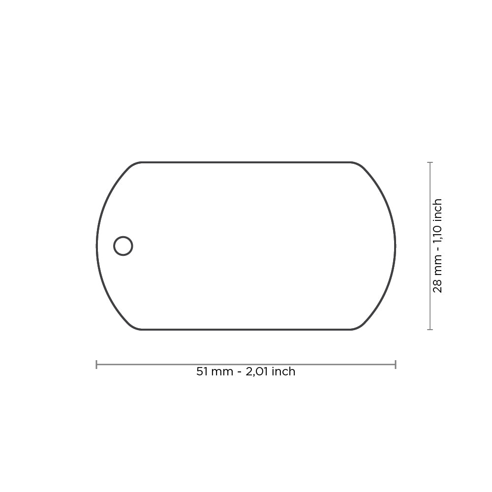PET ID TAG《BASIC CHROME》9種